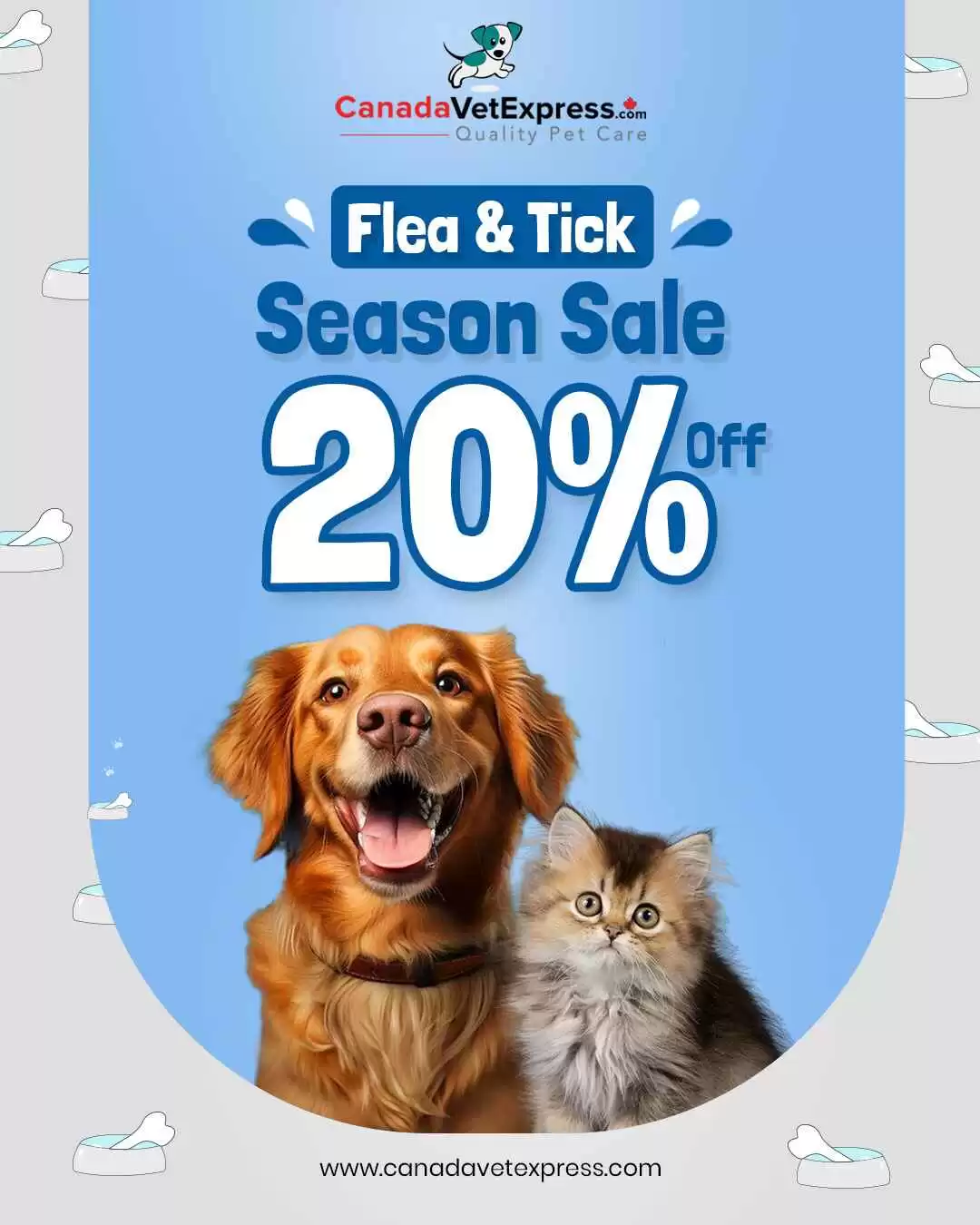 Flea & Tick Season Sale - 20% OFF Sitewide | CanadaVetExpress