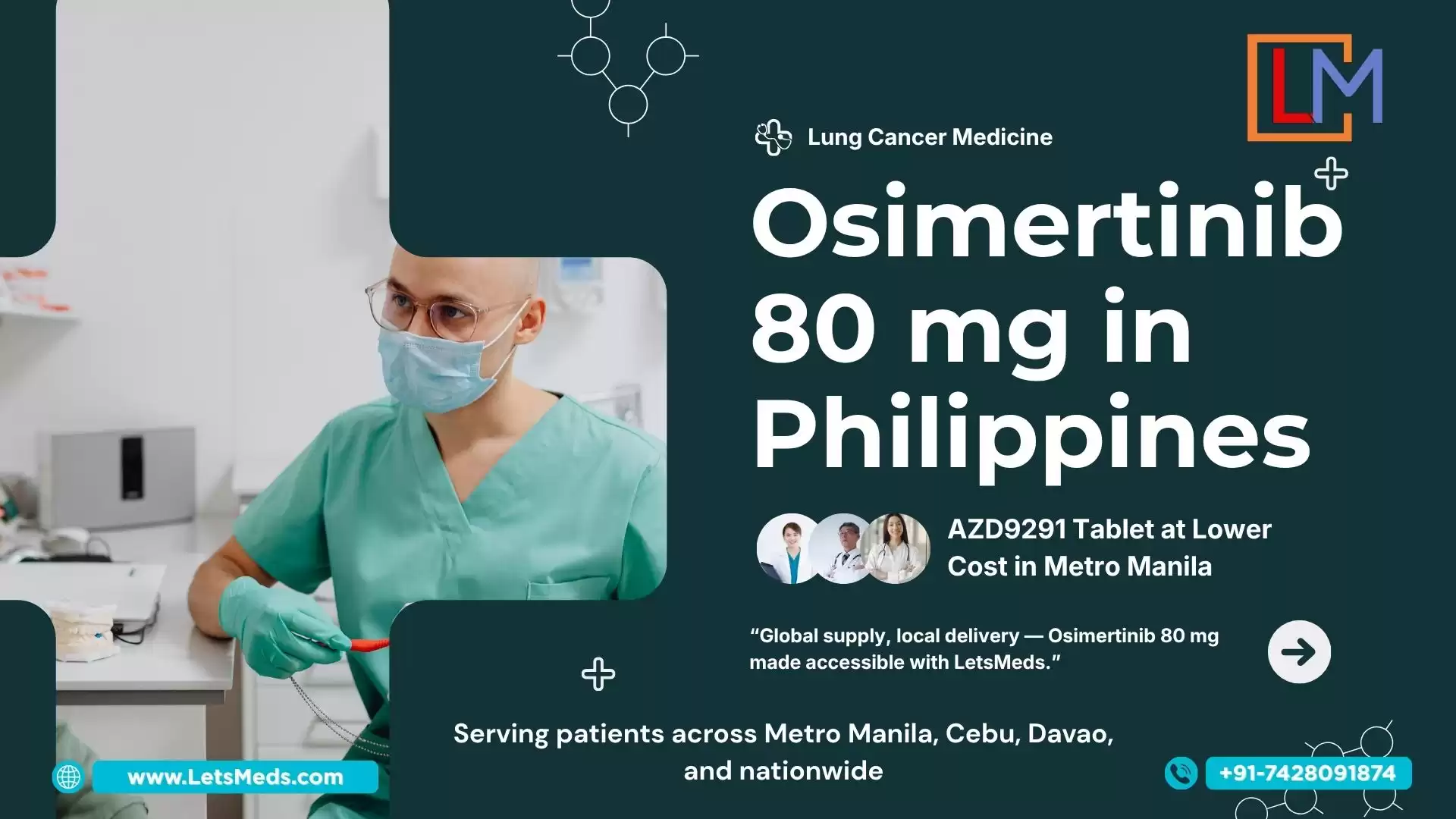 Osimertinib 80 mg In Philippines at Wholesale Price