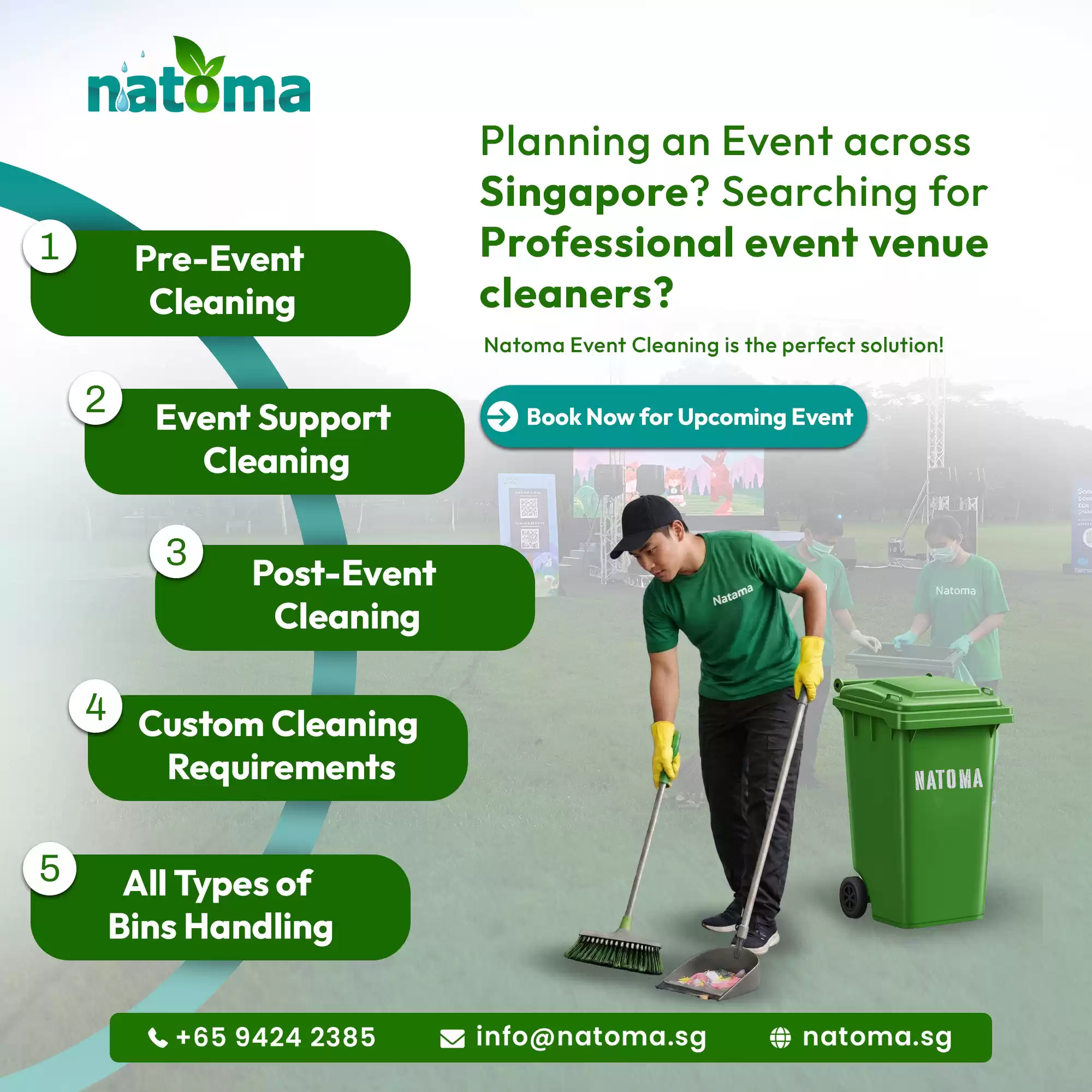 Natoma – Complete Event Cleaning Services In Singapore