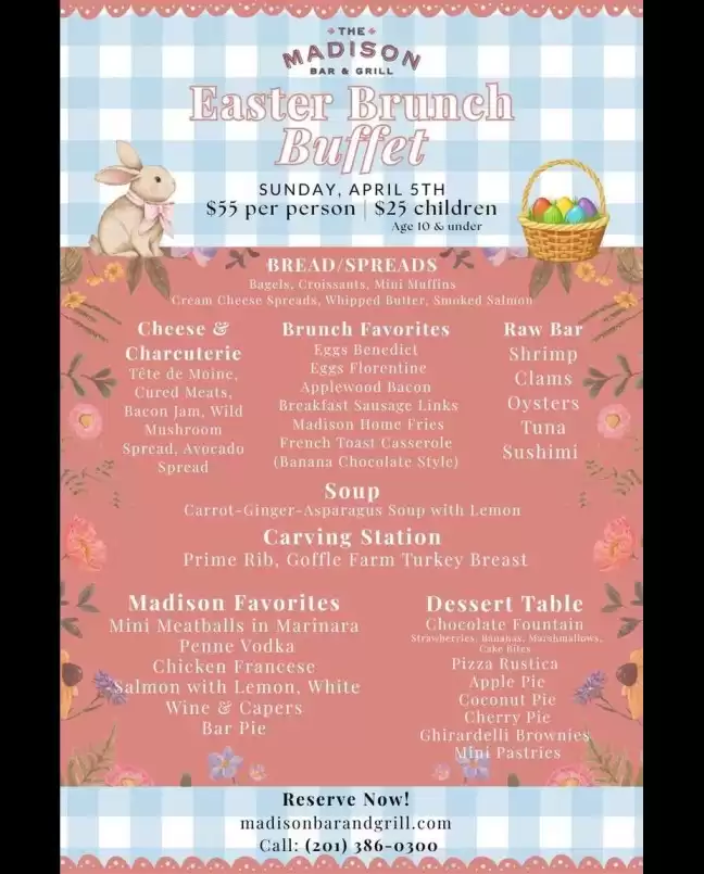 Easter Brunch Buffet - Madisonbarandgrill