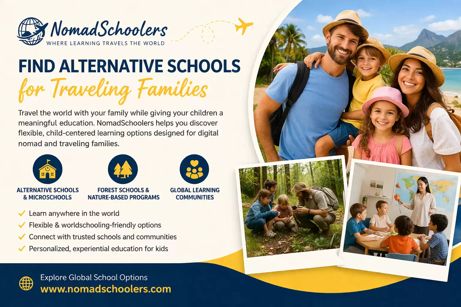 Global Alternative Education for Digital Nomad Families