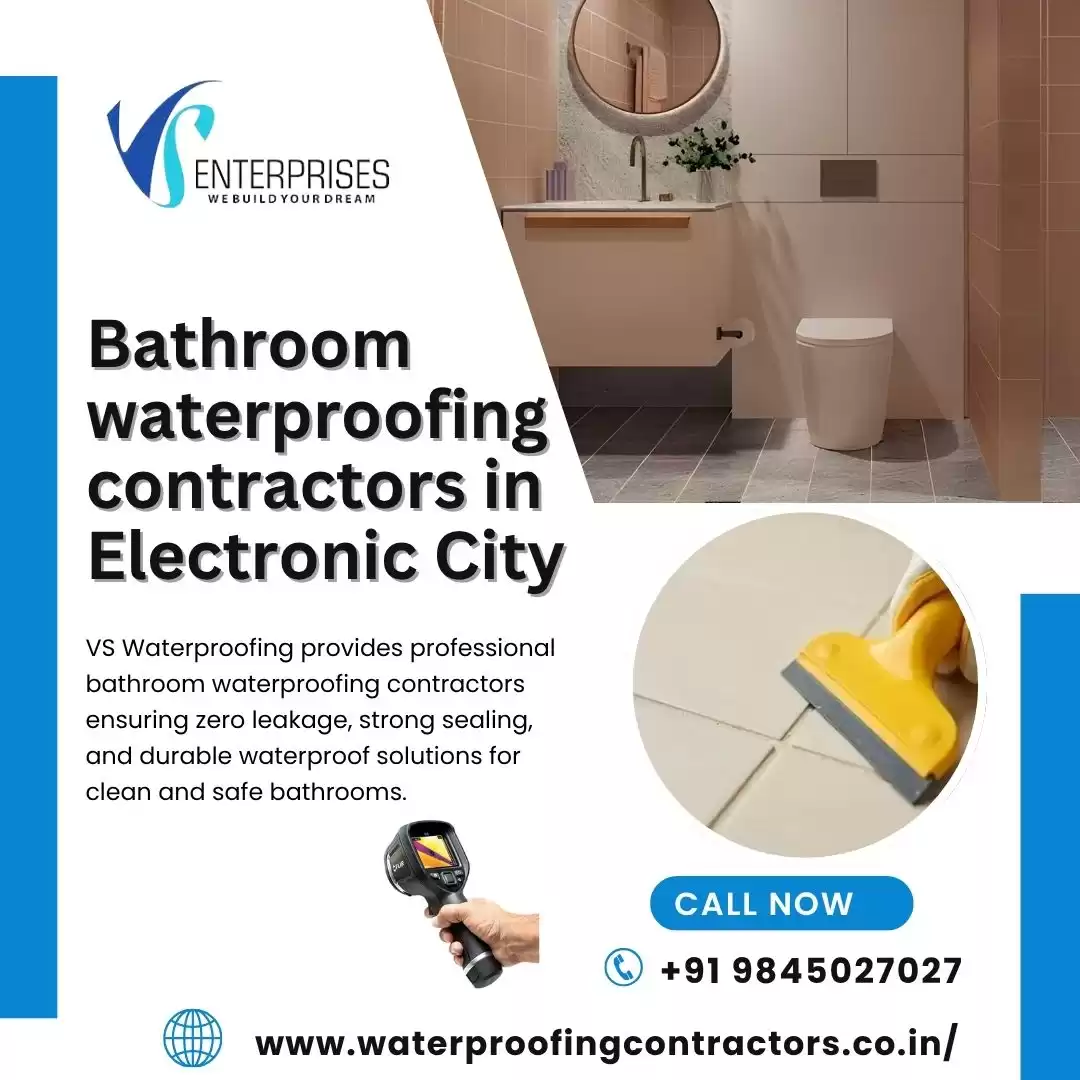 Bathroom waterproofing contractors in Electronic City