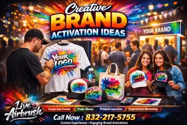 Creative Brand Activation Ideas – Live Airbrush