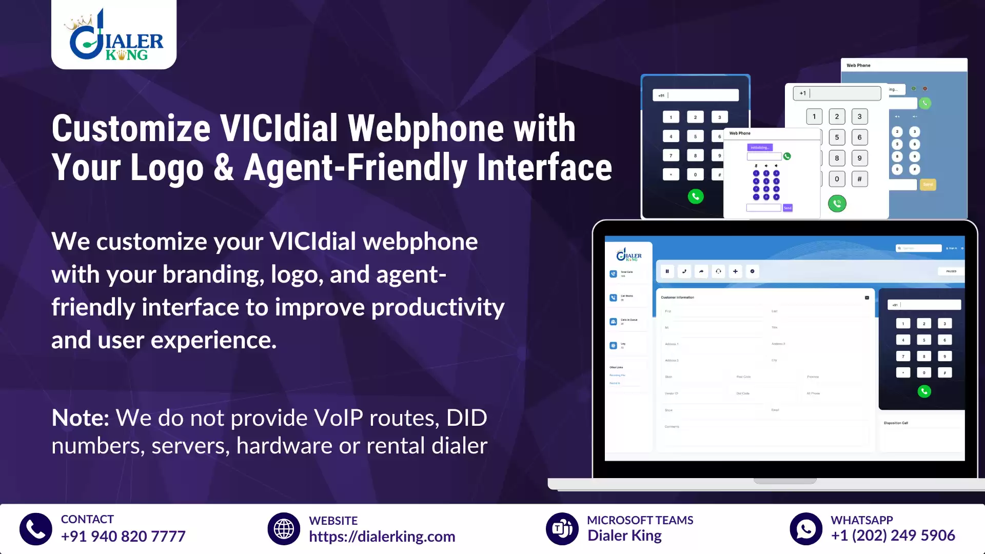 Customize VICIdial Webphone with Your Logo &Agent-Friendly Interface