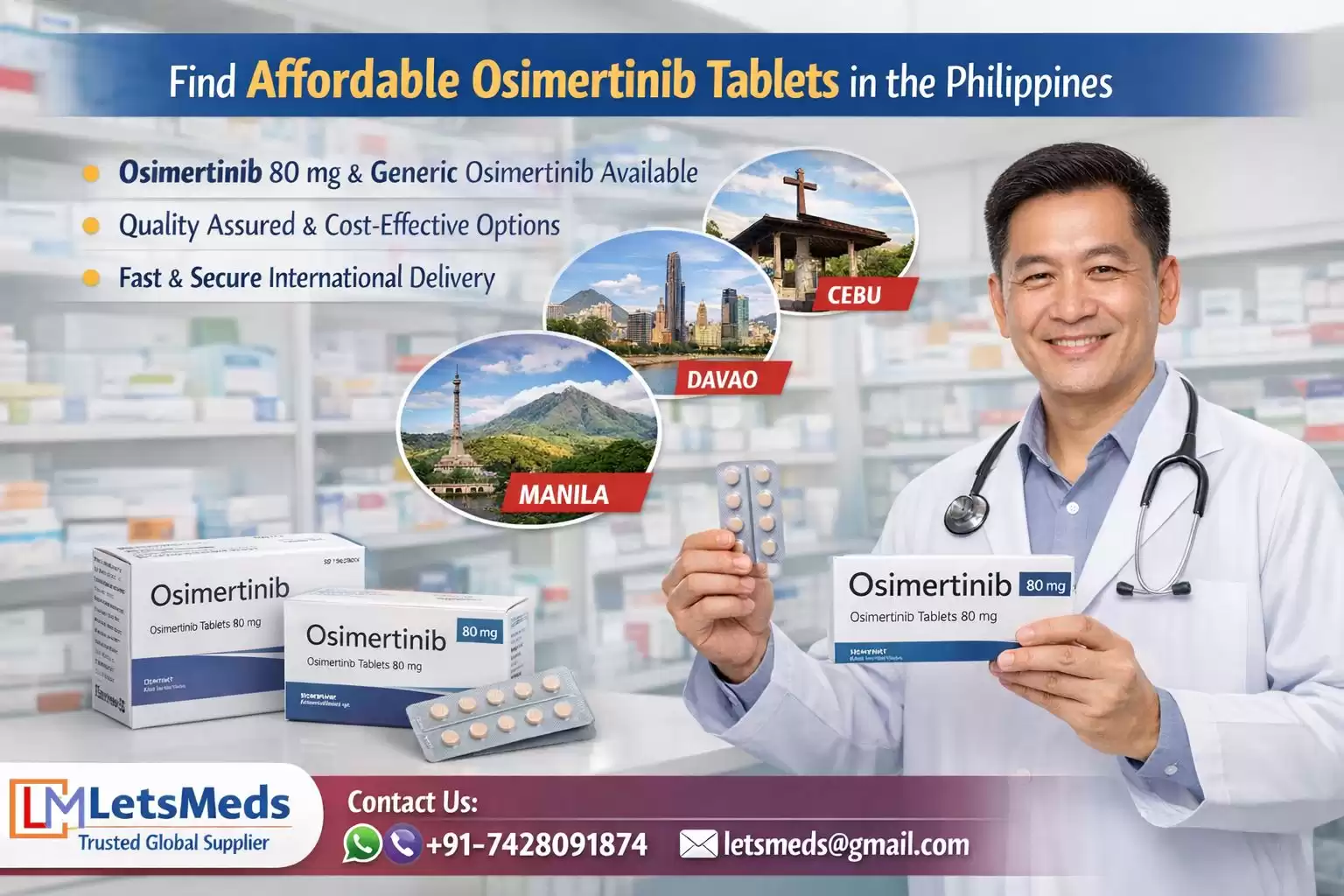 Buy Osimertinib Presyo Online Makati Philippines