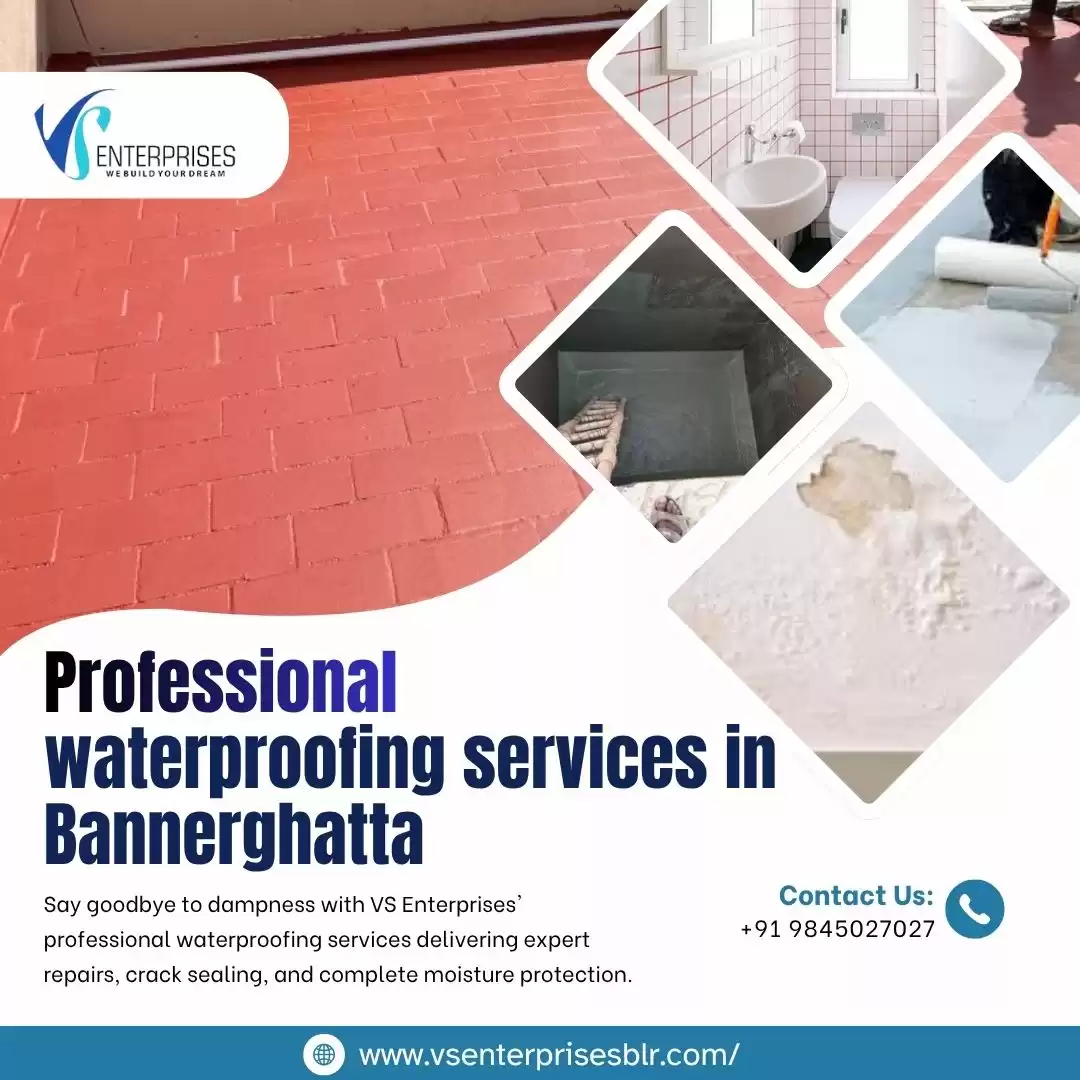 Professional waterproofing services in Bannerghatta