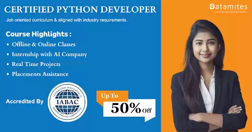 DataMites Python training in Rohtak with placements