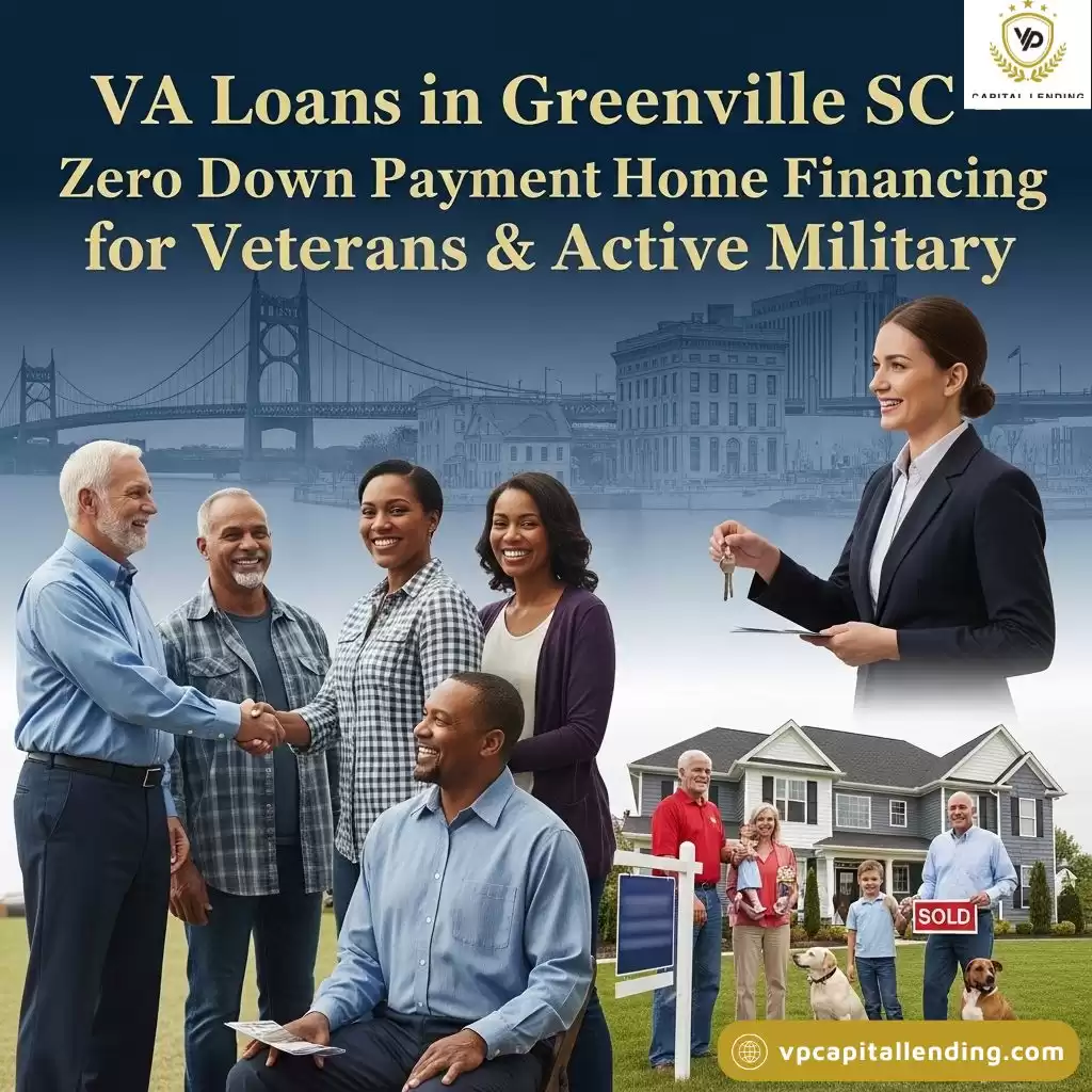 VA Loans in Greenville SC – Zero Down Payment Home Financing for Veterans & Active Military