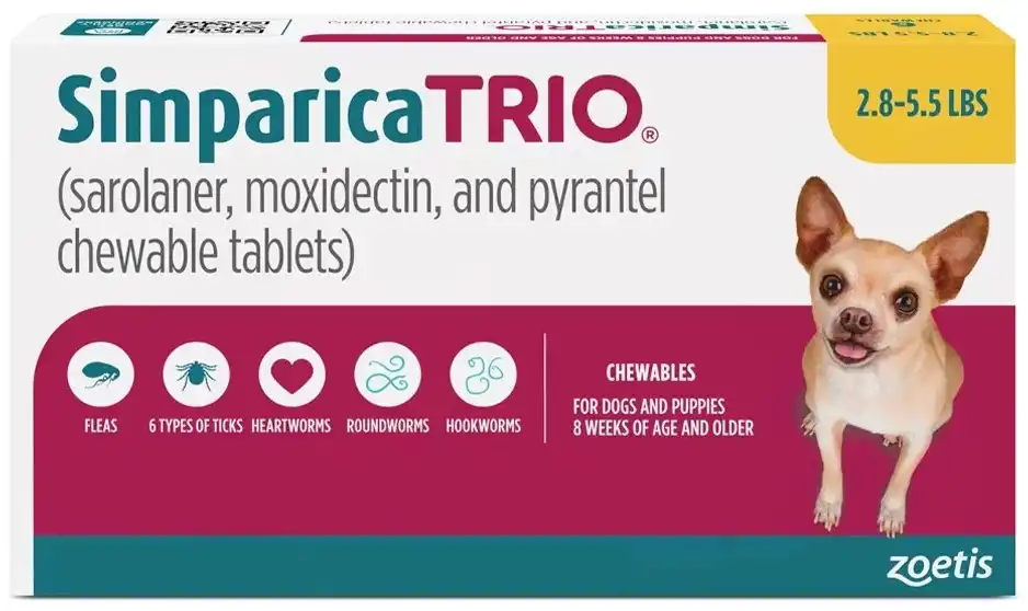 Simparica TRIO for Dogs | Starts @ $33.65 | Free Shipping