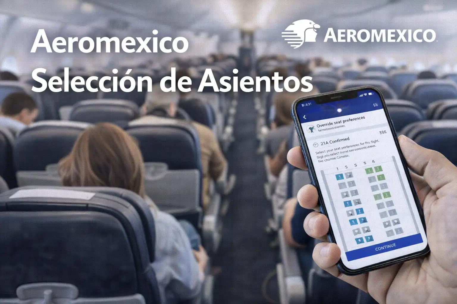 aeromexico seleccion de asientos