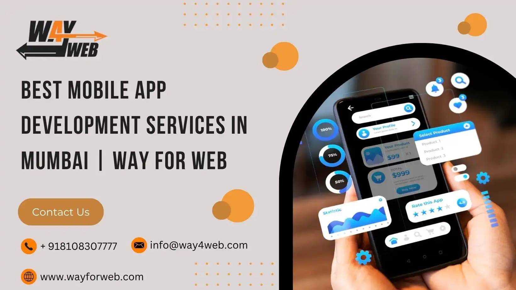 Best Mobile App Development Services in Mumbai | Way For Web