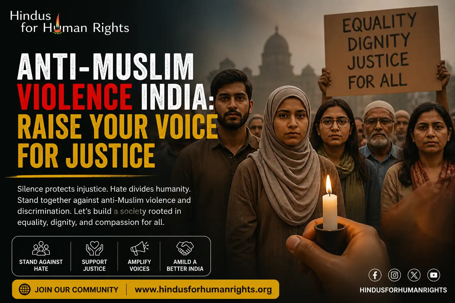 Anti-Muslim Violence India: Raise Your Voice for Justice