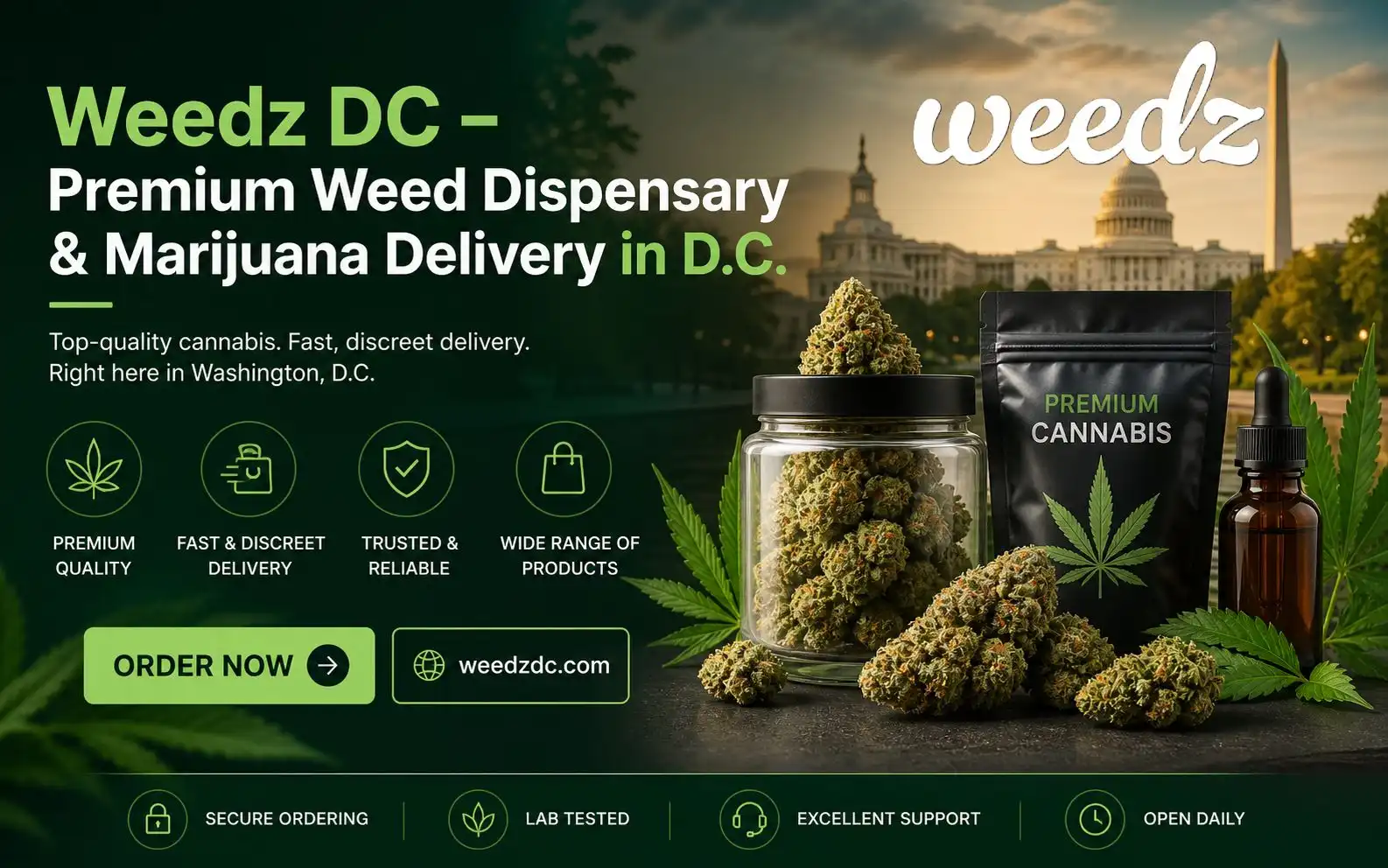 Weedz DC – Premium Weed Dispensary & Marijuana Delivery in D.C.
