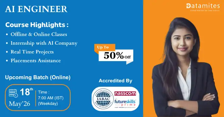DataMites Best Artificial Intelligence Course in Jodhpur