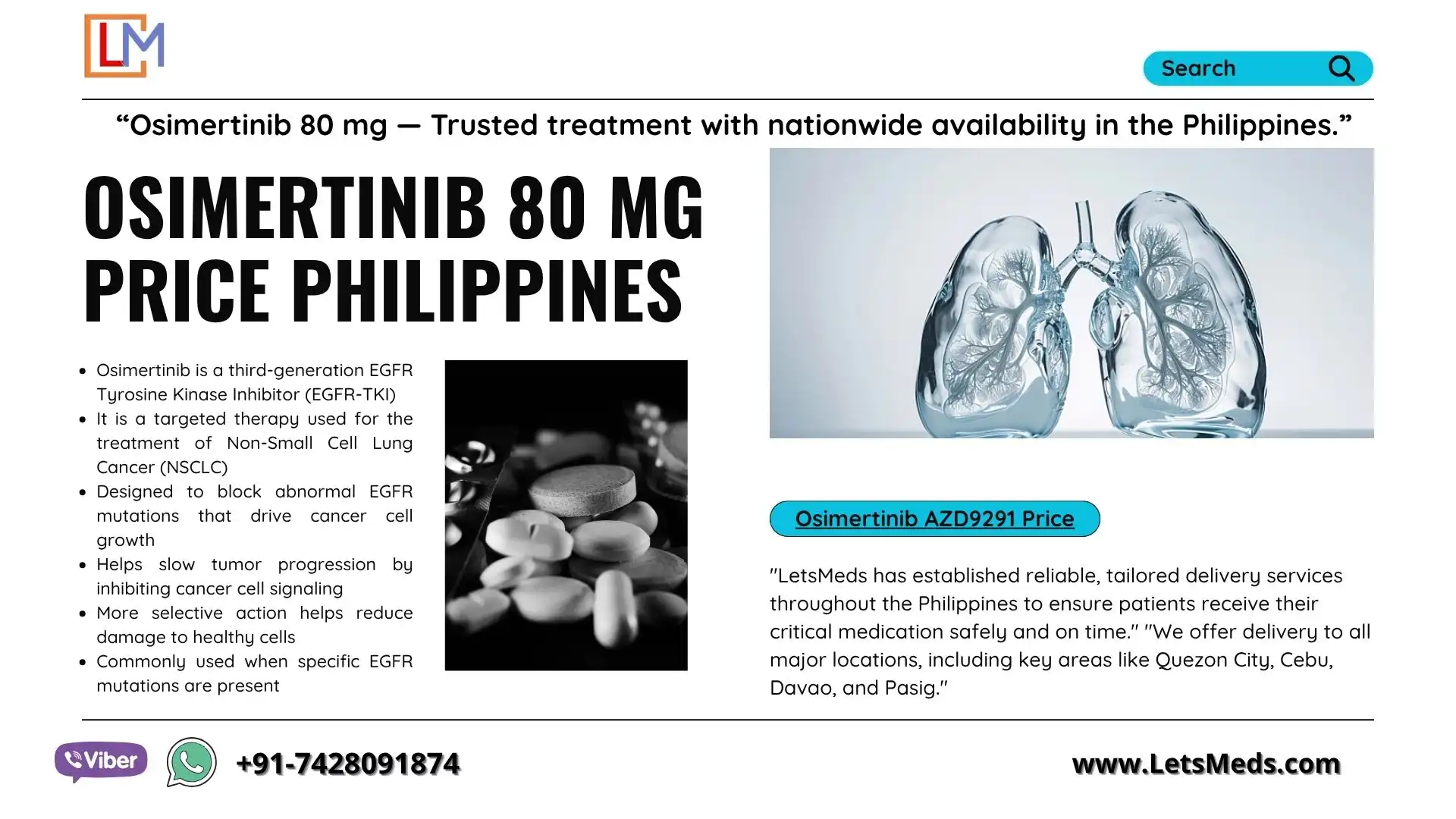 Buy Osimertinib Tablet Online Price Philippines