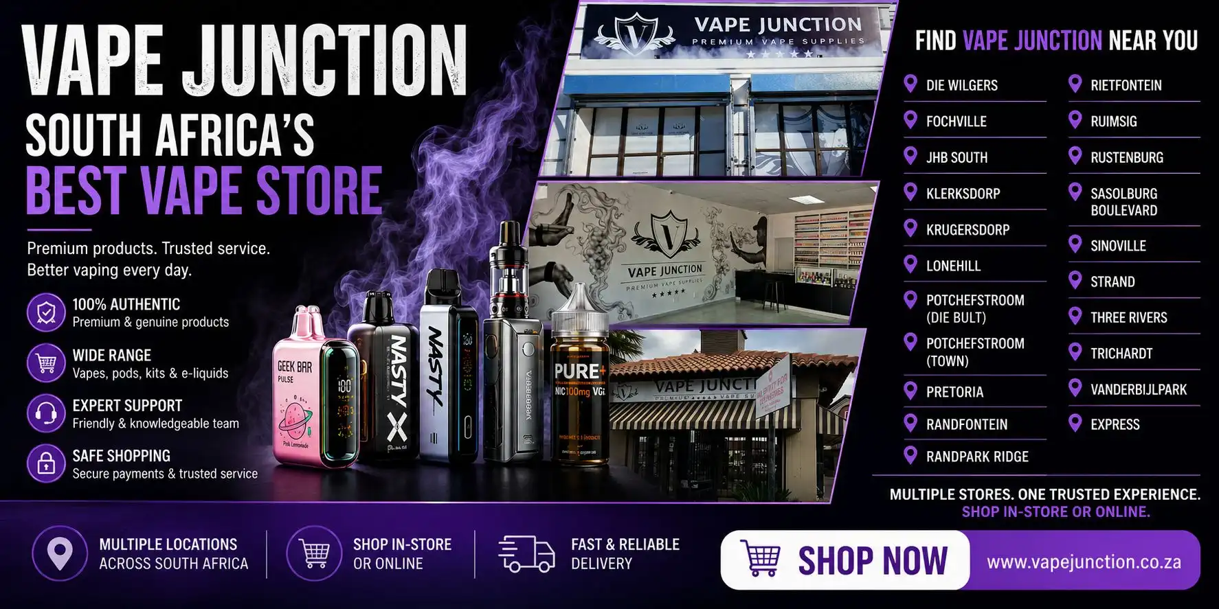 South Africa’s Best Vape Store: Find Vape Junction Near You