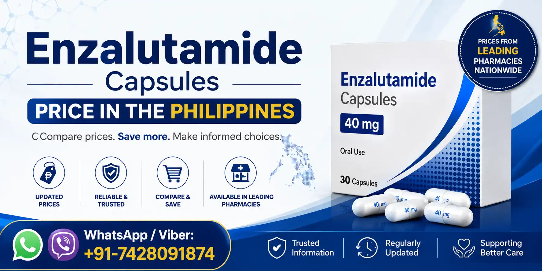 Purchase Enzalutamide Capsules Online Cost Philippines
