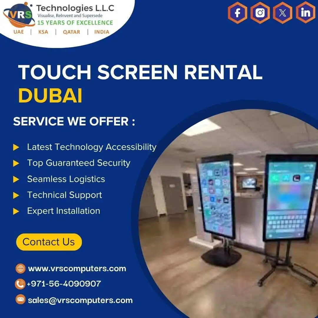Fast Touch Screen Rental Dubai for Displays?