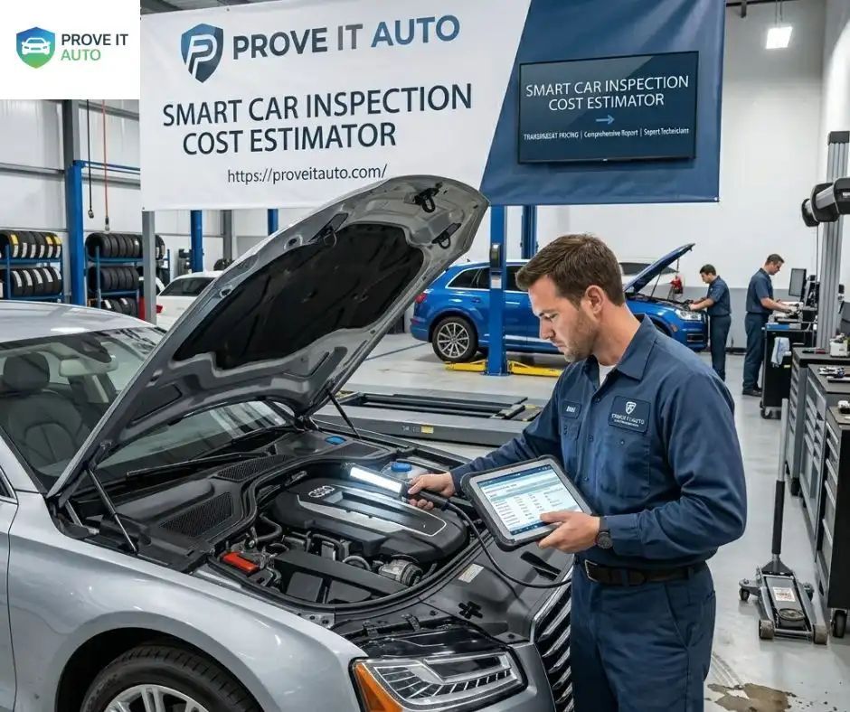 Smart Car Inspection Cost Estimator App for Transparent Auto Repair and Inspection Costs 
