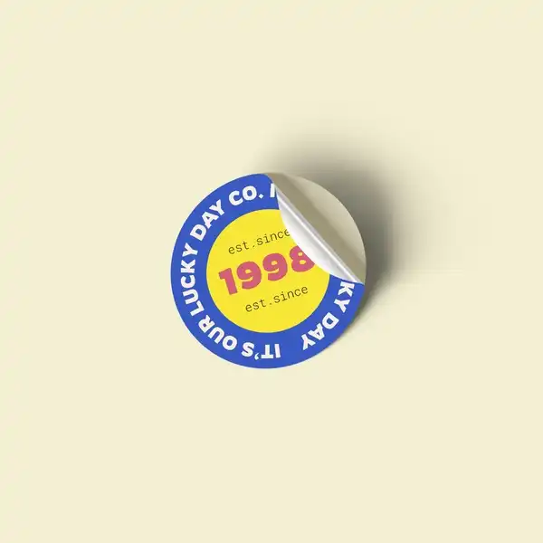 Custom Single Sticker Printing for Packaging & Branding