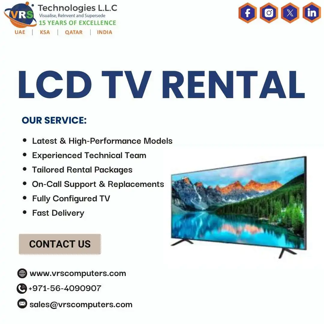 Premium LCD TV Rental for Events