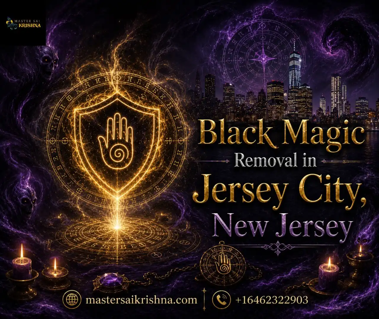 Black Magic Removal in Jersey City, New Jersey – Protect Yourself & Remove Dark Energy