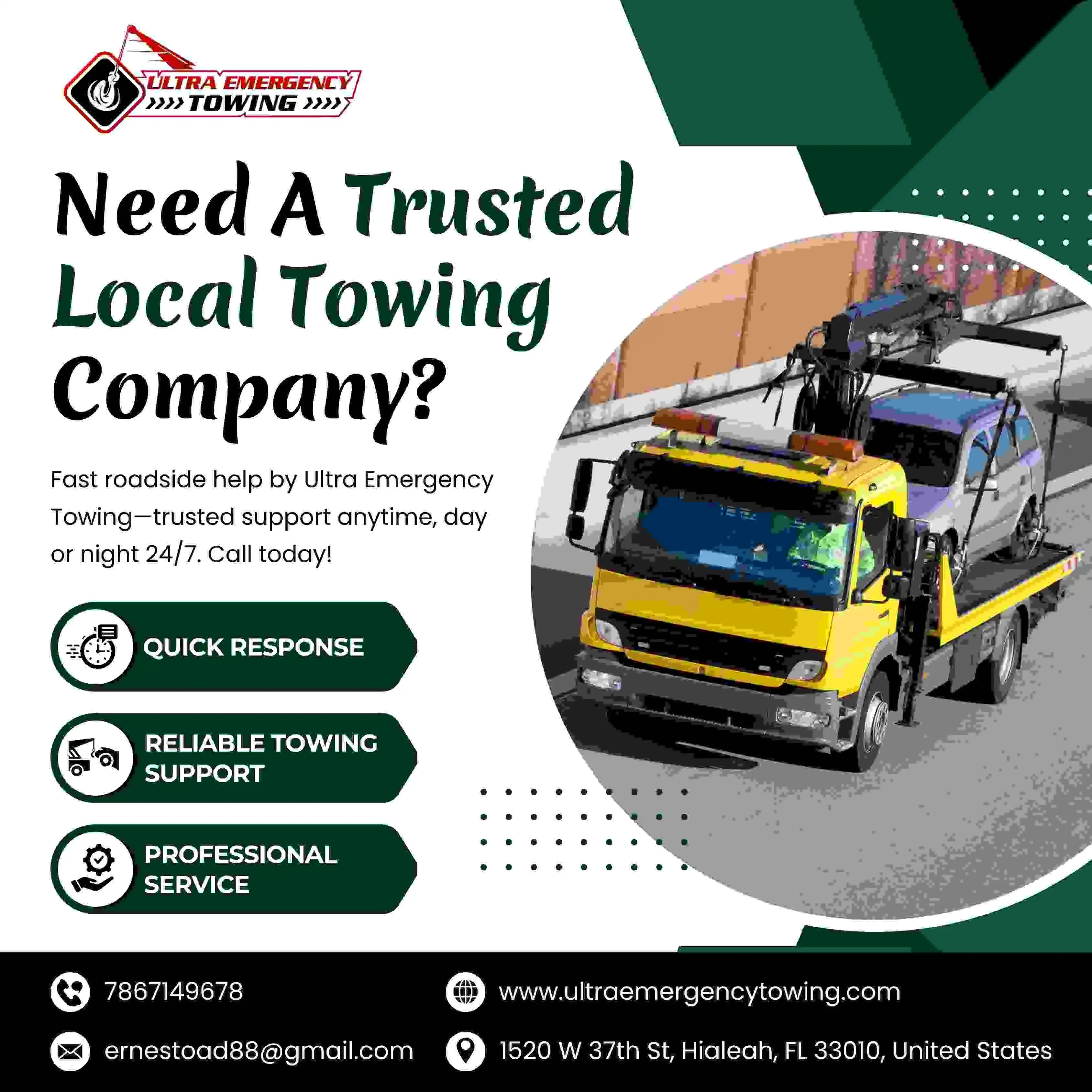 Car Towing Company with Experienced Operators 