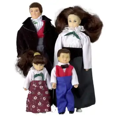 Buy Handcrafted Miniature Dollhouse Dolls at Real Good Toys