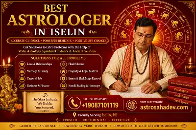 Best Astrologer in Iselin – Astrologer Pandit Sahadev for Love, Marriage & Career Guidance