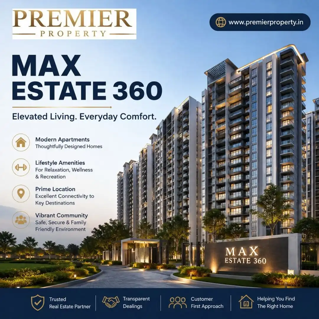 Modern Apartments Designed for Better Living at Max Estate 360