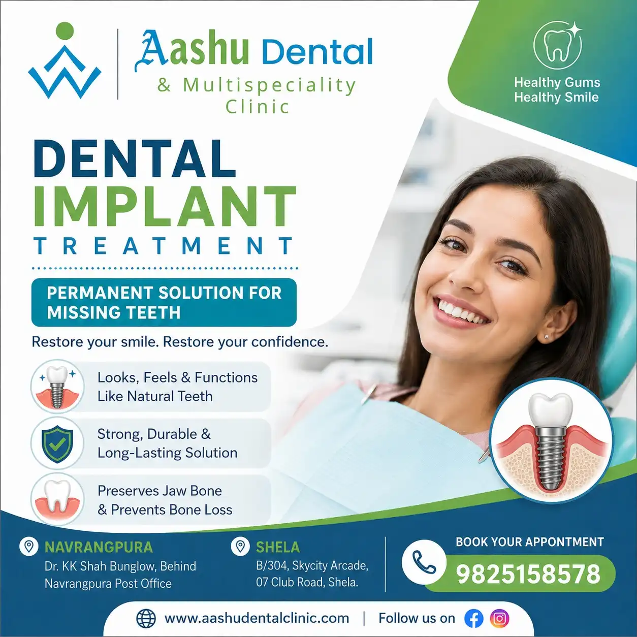 Dental Implants Treatment Ahmedabad | DR. Manish Shah