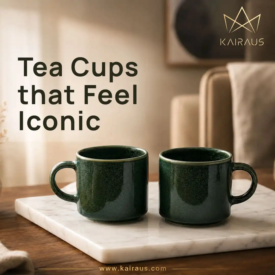 Host with Elegant Tea Cup Set of 6 | Kairaus
