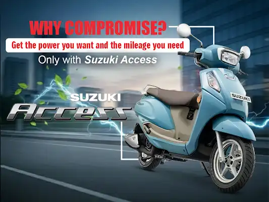 Explore Suzuki Access Bluetooth Scooter Range