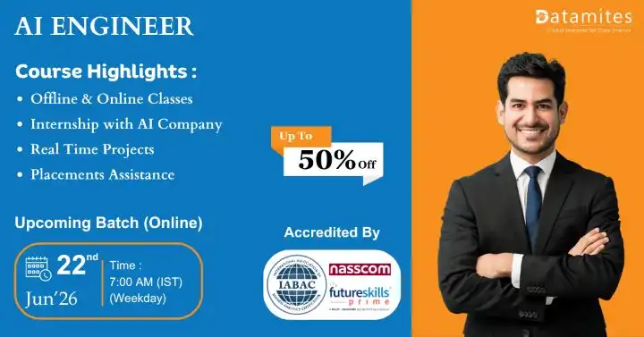 DataMites Best Artificial Intelligence Course in Mangalore  