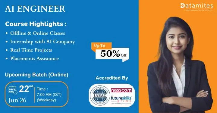 DataMites Best Artificial Intelligence Course in Aurangabad  