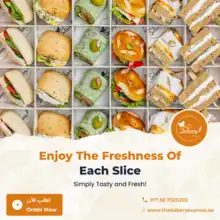 Fresh Flavors Packed into Each Veggie Bite Sandwich Platter