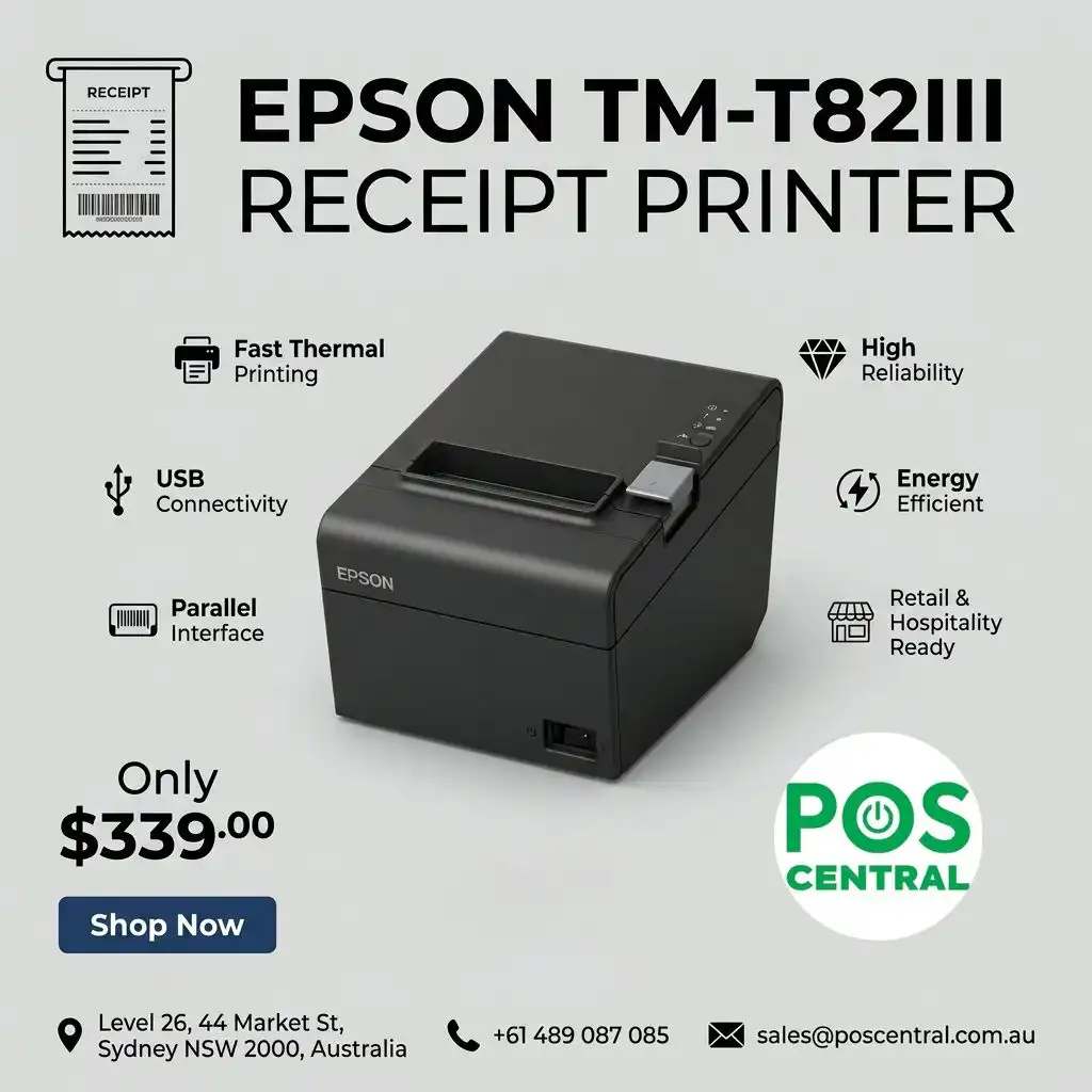 Epson TM-T82III POS Printer for Fast Business Printing