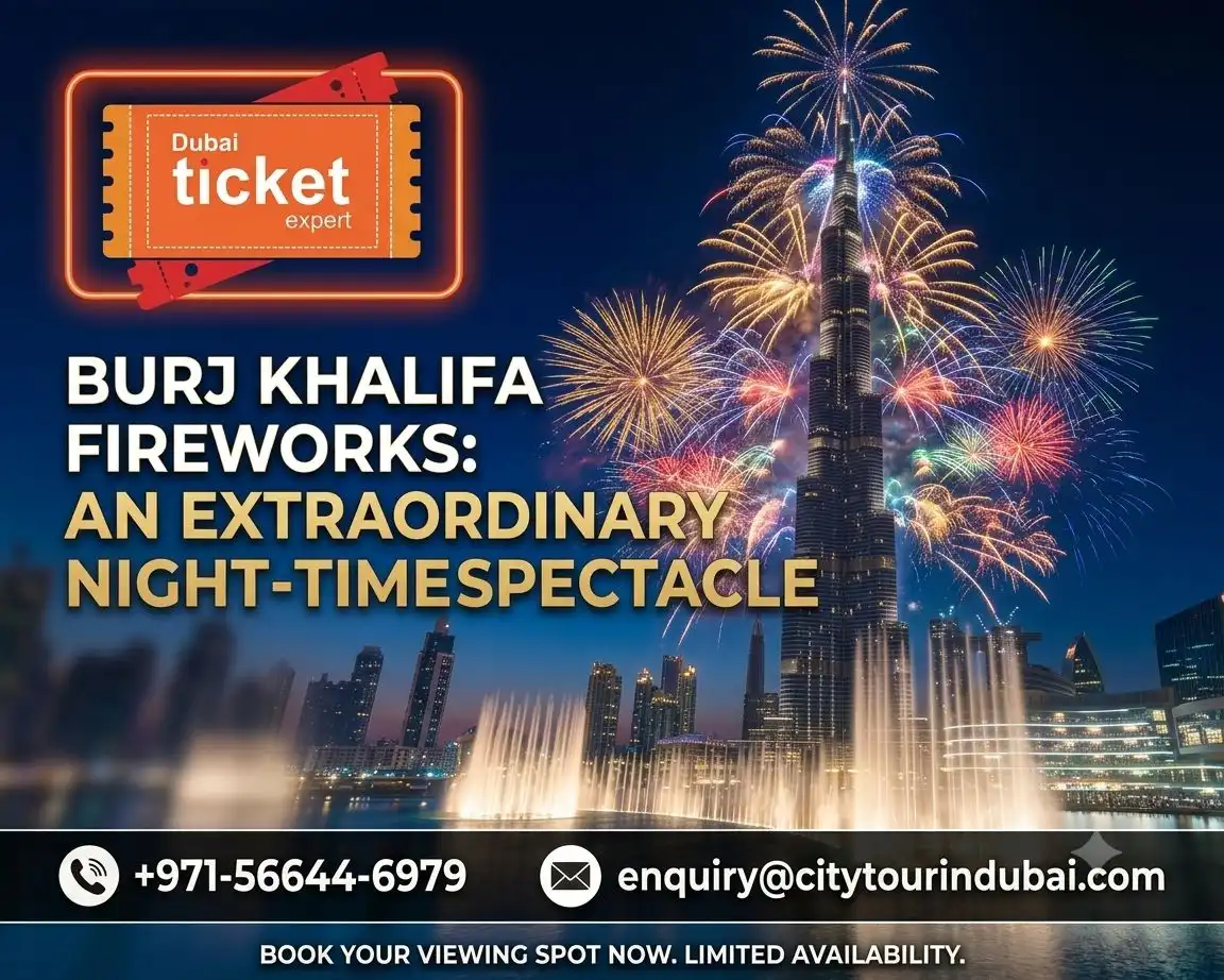 Experience Burj Khalifa Fireworks with CityTourinDubai