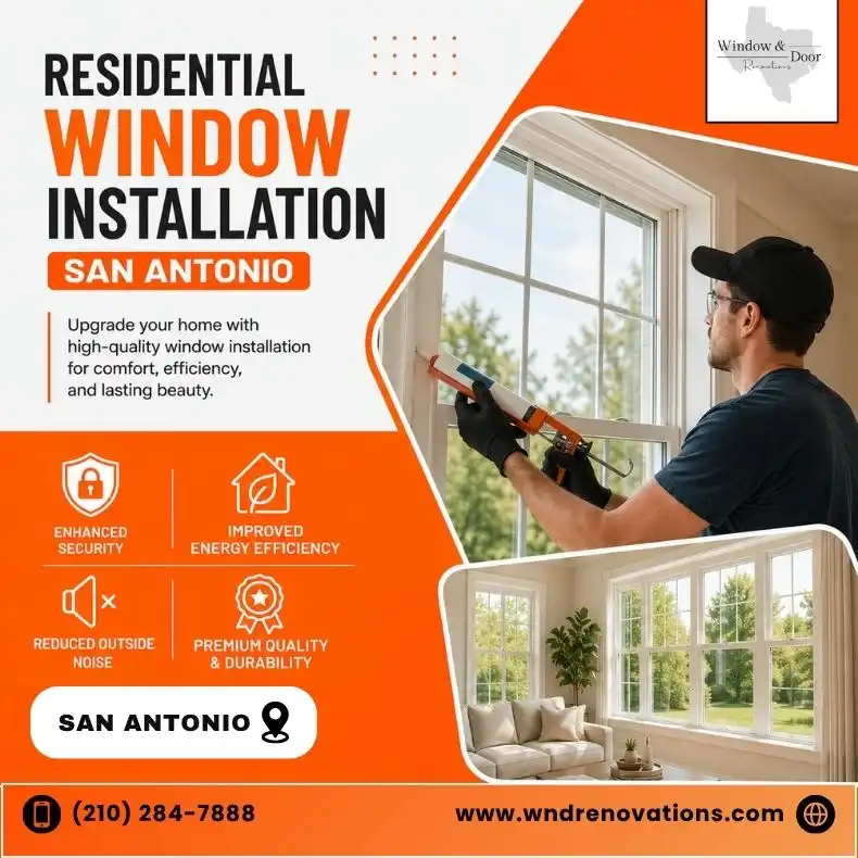 Residential Window Installation San Antonio