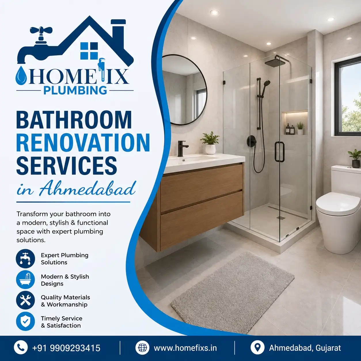 Bathroom Renovation Services | HomeFix Plumbing