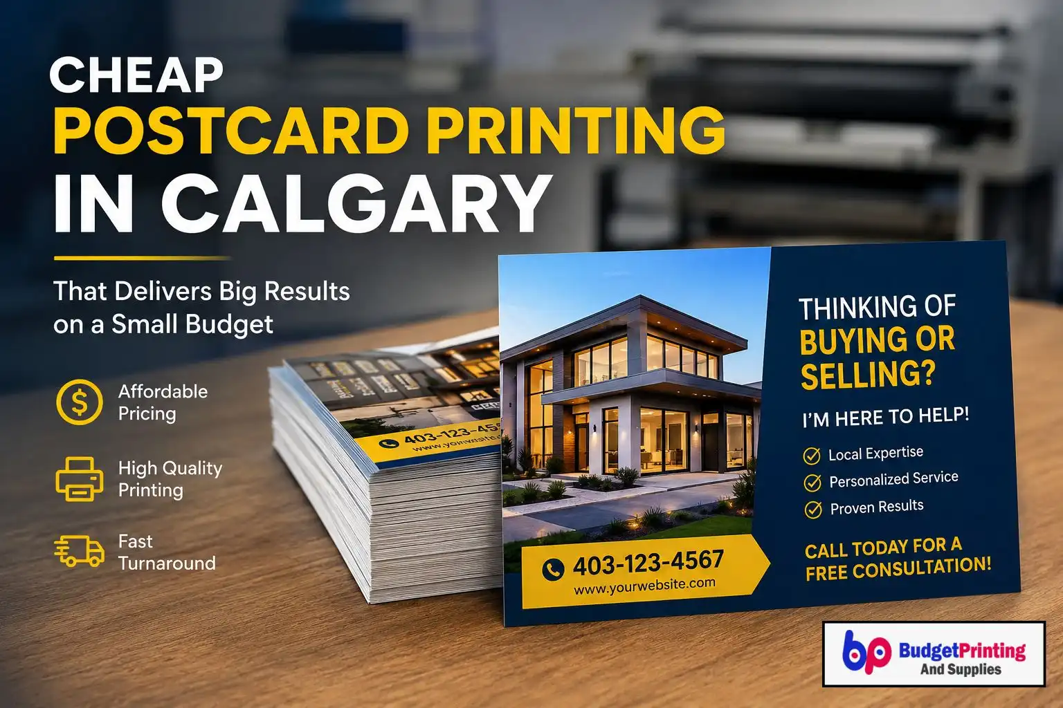  Cheap Postcard Printing in Calgary That Delivers Big Results on a Small Budget