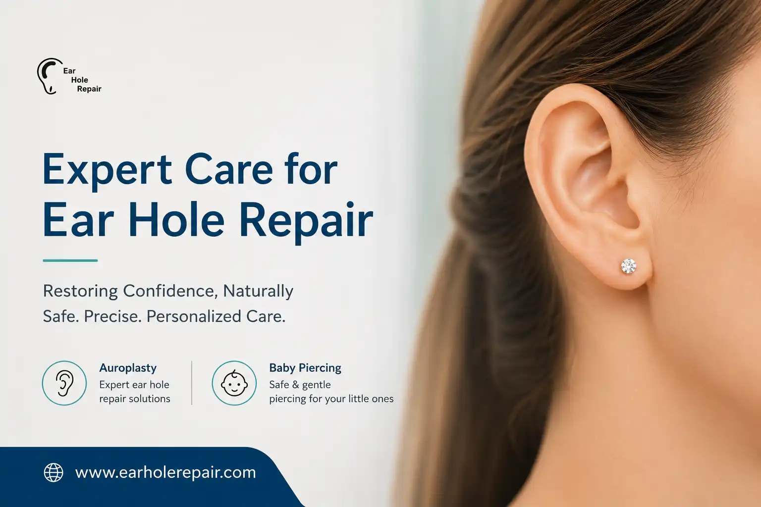 Specialised Care for Widened or Weakened Earlobe Piercings