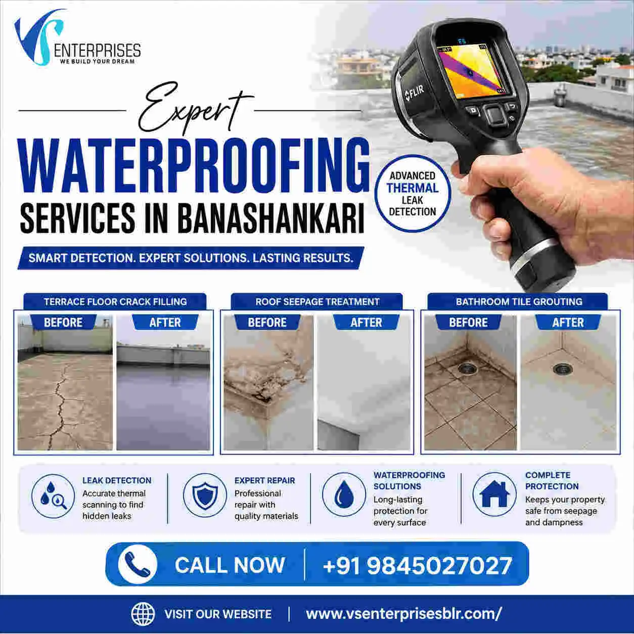 Expert Waterproofing Services in Banashankari 