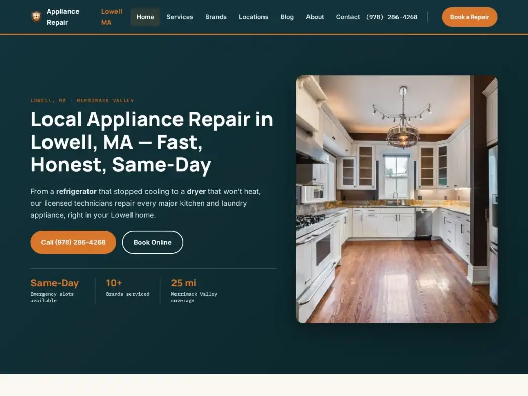 Appliance Repair Lowell MA