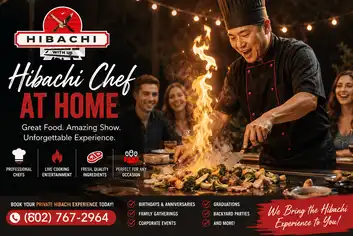 Hibachi Chef at Home – Private Hibachi Catering for Unforgettable Parties