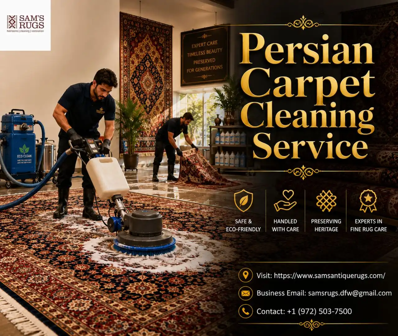 Persian Carpet Cleaning Service | Professional Specialists