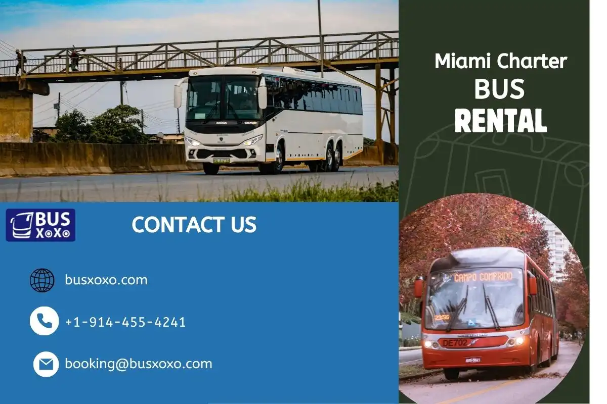 Book Miami Charter Bus Rental Instanly at 20% Discount || Busxoxo