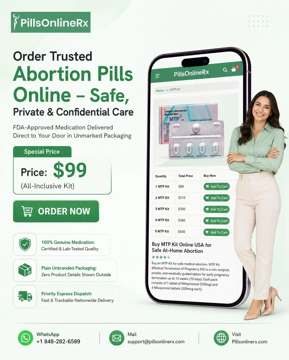 Abortion Pill in Texas with Private Home Delivery