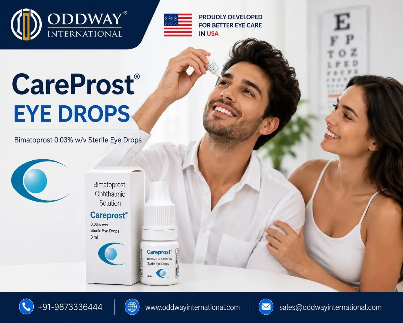 Careprost Eye Drops Price in USA | Wholesale Supplier & Exporter - Oddway