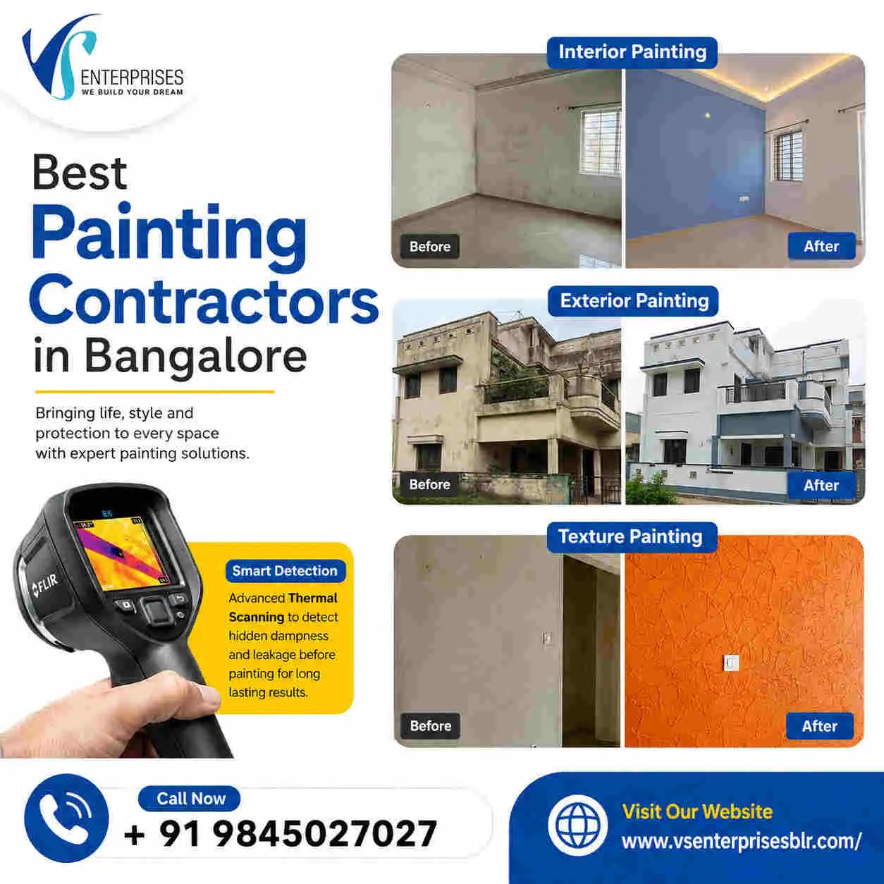 Best painting contractors in Bangalore